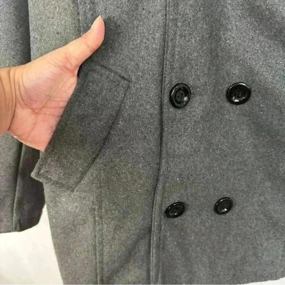 NWT‎ Coat Jacket Button Up Front Pockets Snap But… - image 15